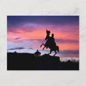 Sonnenuntergang in Wien Postkarte (Vorderseite)