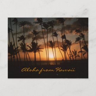 Sonnenuntergang (individuell einstellbar) 🌴 postkarte