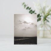 Sonnenuntergang, Insel Mersea Postkarte (Stehend Vorderseite)