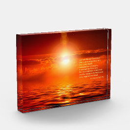 Sonnenuntergang Inspiration Orange Golden Sky Sea  Fotoblock
