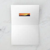 Sonnenuntergang-Inspirationskarte:  Erster Schritt Karte (Innenseite)