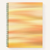 Sonnenuntergang Inspiriert Motivierend grüne Spira Notizblock (Vorderseite)