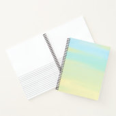 Sonnenuntergang Inspiriert Motivierend Spirale Notizblock (Innenseite)