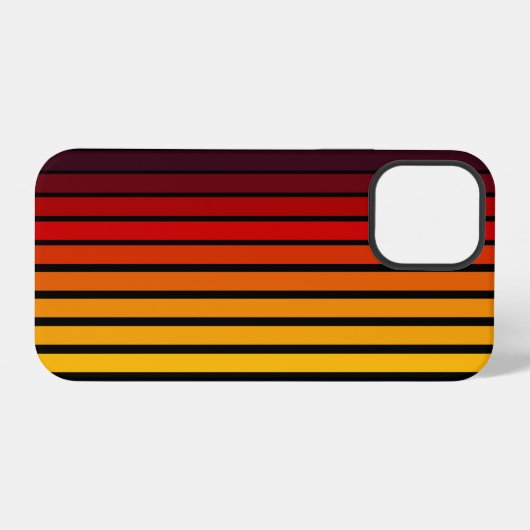 Sonnenuntergang iPhone Hülle (Rückseite (Horizontal))