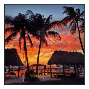 Sonnenuntergang Islamorada, Florida, Poster