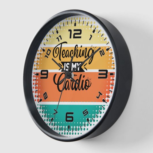 Sonnenuntergang ist mein Cardio Uhr (Winkel)