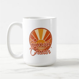 Sonnenuntergang Jagd Vintage Stimmung Kaffeetasse