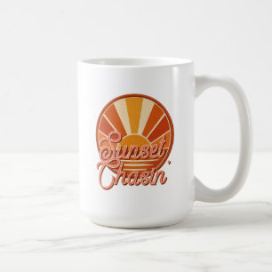 Sonnenuntergang Jagd Vintage Stimmung Kaffeetasse