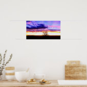 Sonnenuntergang jenseits des Baumes_ Poster (Küche)