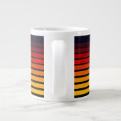 Sonnenuntergang Jumbo-Tasse (Rückseite)