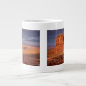 Sonnenuntergang Jumbo-Tasse (Vorderseite)