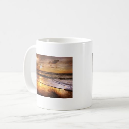 Sonnenuntergang Kaffeetasse (Vorderseite Links)