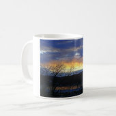Sonnenuntergang Kaffeetasse (Vorderseite Links)