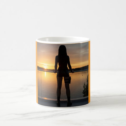 Sonnenuntergang Kaffeetasse (Mittel)