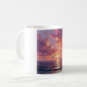 Sonnenuntergang Kaffeetasse (Vorderseite Links)