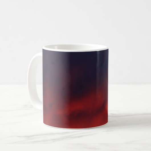 Sonnenuntergang Kaffeetasse (Vorderseite Links)