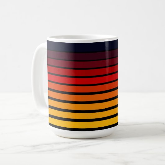 Sonnenuntergang Kaffeetasse (Vorderseite Links)