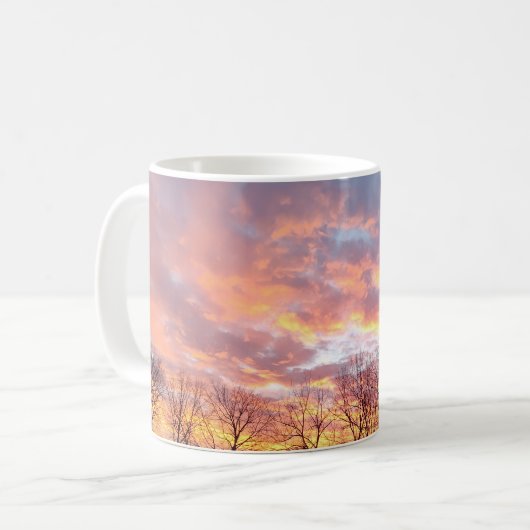 Sonnenuntergang Kaffeetasse (Vorderseite Links)