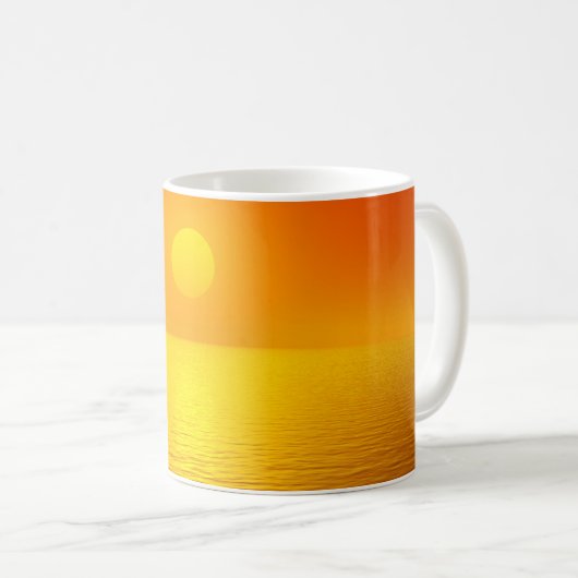 Sonnenuntergang Kaffeetasse (VorderseiteRechts)