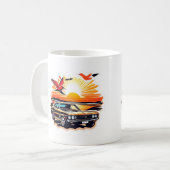 Sonnenuntergang Kaffeetasse (Vorderseite Links)