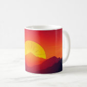 Sonnenuntergang Kaffeetasse (VorderseiteRechts)