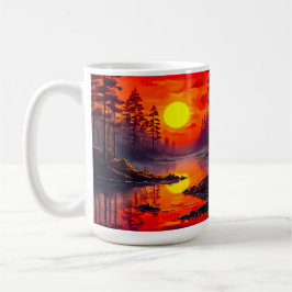 Sonnenuntergang Kaffeetasse