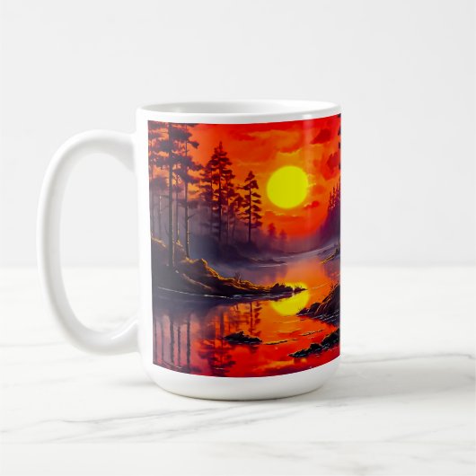 Sonnenuntergang Kaffeetasse (Links)