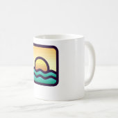 Sonnenuntergang Kaffeetasse (VorderseiteRechts)