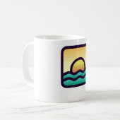 Sonnenuntergang Kaffeetasse (Vorderseite Links)