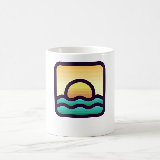 Sonnenuntergang Kaffeetasse (Mittel)