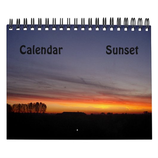 Sonnenuntergang Kalender (Titelbild)