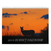 SONNENUNTERGANG-KALENDER 2010 KALENDER (Titelbild)