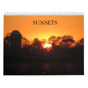 Sonnenuntergang-Kalender Kalender