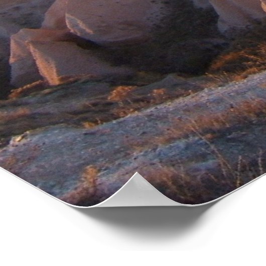 Sonnenuntergang Kappadocia Poster (Ecke)