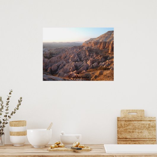 Sonnenuntergang Kappadocia Poster (Küche)