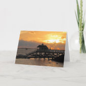 Sonnenuntergang Karte (Vorderseite)