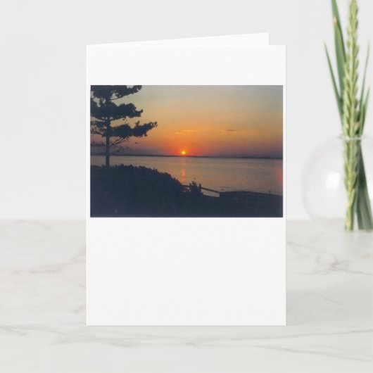 Sonnenuntergang, Karte (Vorderseite)