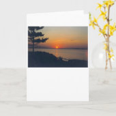 Sonnenuntergang, Karte (Gelbe Blume)