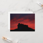 Sonnenuntergang Karte (Vorderseite/Rückseite Beispiel)