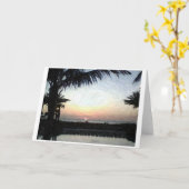 Sonnenuntergang, Karte (Gelbe Blume)