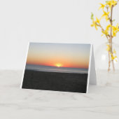 Sonnenuntergang, Karte (Gelbe Blume)