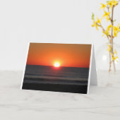 Sonnenuntergang, Karte (Gelbe Blume)