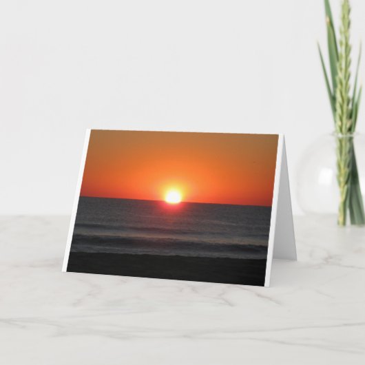 Sonnenuntergang, Karte (Vorderseite)