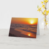 Sonnenuntergang Karte (Gelbe Blume)