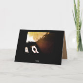 Sonnenuntergang Karte (Rückseite)