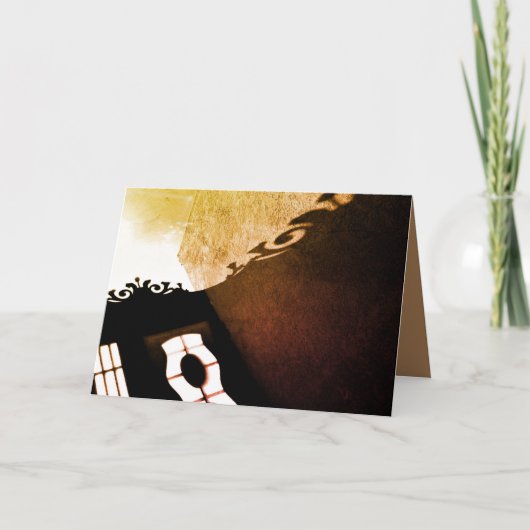 Sonnenuntergang Karte (Vorderseite)