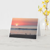 Sonnenuntergang, Karte (Gelbe Blume)