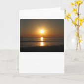 Sonnenuntergang, Karte (Gelbe Blume)