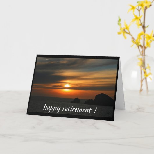 Sonnenuntergang Karte (Gelbe Blume)