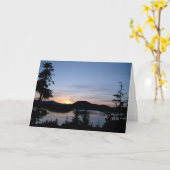 Sonnenuntergang Karte (Gelbe Blume)